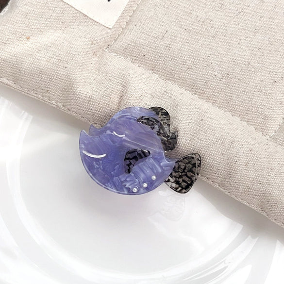 Wholesale Acetic Acid Cartoon Marine Fish Hair Clip Polished Hair Accessories For Women