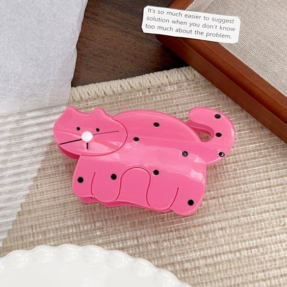 Wholesale Acetic Acid Hair Accessories Cartoon Animals Style Polished Hairpin And Shark Clip For Women