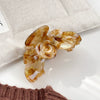 Wholesale Acetic Acid Hair Accessories Lovely Natural Style Polishing Flower Hairpin Hair Clip Shark Clip Grab Clip