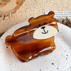 Wholesale Acetic Acid Handmade Cartoon Animal Hair Grab Clips For Women