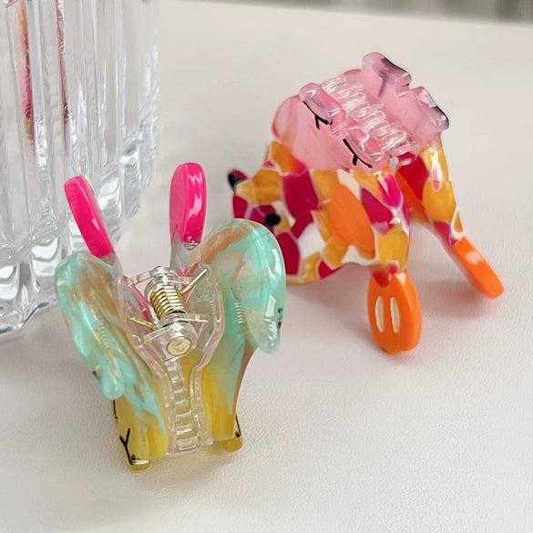 Wholesale Acetic Acid Handmade Cartoon Animal Hairpin Hair Accessories