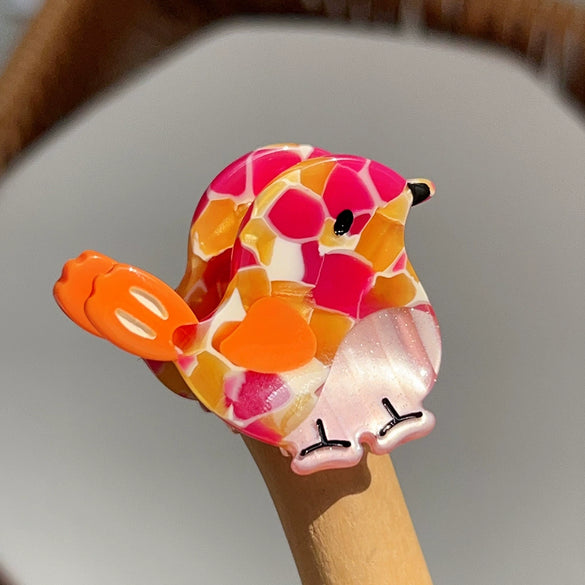 Wholesale Acetic Acid Handmade Cartoon Animal Hairpin Hair Accessories