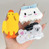 Wholesale Acetic Acid Handmade Cartoon Animal Style Hair Scratch Shark Clip Hair Accessories For Women