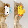 Wholesale Acetic Acid Handmade Cartoon Animal Style Hair Scratch Shark Clip Hair Accessories For Women
