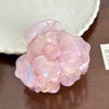 Wholesale Acetic Acid Handmade High End Three Dimensional Rose Hairpin And Peach Tail Clip For Women