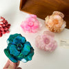 Wholesale Acetic Acid Handmade High End Three Dimensional Rose Hairpin And Peach Tail Clip For Women