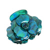 Wholesale Acetic Acid Handmade High End Three Dimensional Rose Hairpin And Peach Tail Clip For Women