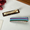 Wholesale Acetic Acid Handmade Minimalist Geometric Duck Bill Hair Clip For Women
