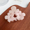Wholesale Acetic Acid Heart Shape Diamond Grab Clip Flower Hairpin For Women Small Fresh Style