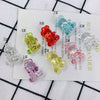 Wholesale Acrylic And Resin Three Dimensional Bear Pendant Earrings Jewelry Accessories