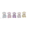Wholesale Acrylic And Resin Three Dimensional Bear Pendant Earrings Jewelry Accessories
