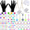 Wholesale Acrylic And Stainless Steel K9 Jewelry Set With Heart Pattern And Electroplating For Unisex
