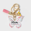 Wholesale Acrylic Butterfly Shape Pendant Key Chain