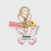 Wholesale Acrylic Butterfly Shape Pendant Key Chain