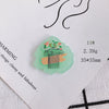 Wholesale Acrylic Cute Cartoon Flower Three Dimensional Relief Small Pendant Earrings Jewelry Accessories