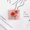 Wholesale Acrylic Cute Cartoon Flower Three Dimensional Relief Small Pendant Earrings Jewelry Accessories