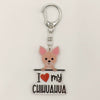 Wholesale Acrylic 2D Keychain With Uv Color Printing For Pet Dog Breed I Love My West Golden Retriever