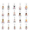Wholesale Acrylic 2D Keychain With Uv Color Printing For Pet Dog Breed I Love My West Golden Retriever