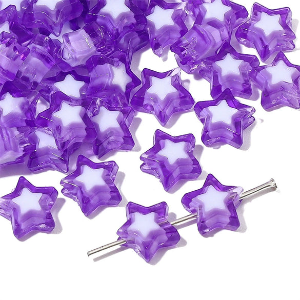 Wholesale Acrylic Double Color Love Loose Beads Handmade Diy Beaded Jewelry Accessories For Bracelets And Necklaces Lovely Style