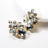 Wholesale Acrylic Dropshaped Geometric Diamondembedded Earrings For Women