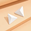 Wholesale Acrylic Earrings Geometric Pattern Vintage Spray Paint Frosted Square Round Korean Fashion Women's