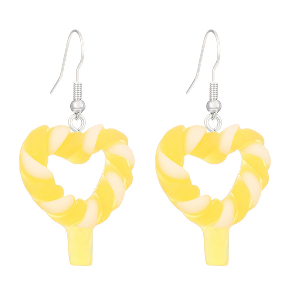 Wholesale Acrylic Earrings Set With Cartoon Butterfly Frog Yellow Duck Animal Patterns