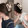 Wholesale Acrylic Floral Cherry Print Hair Shark Clip For Girls