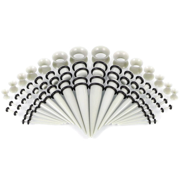 Wholesale Acrylic Geometric Ear Expansion Set Jewelry With Polishing Treatment