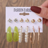 Wholesale Acrylic Geometric Earrings With Electroplating For Women Original Design