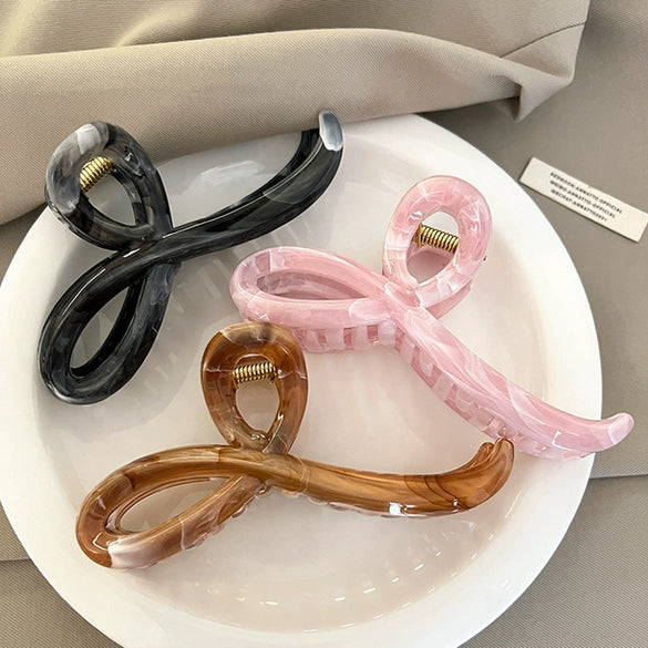 Wholesale Acrylic Geometric Handmade Sweet Hair Accessories For Women