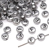 Wholesale Acrylic Geometric Letter Beads Handmade Jewelry Material For Bracelet And Necklace