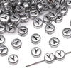 Wholesale Acrylic Geometric Letter Beads Handmade Jewelry Material For Bracelet And Necklace
