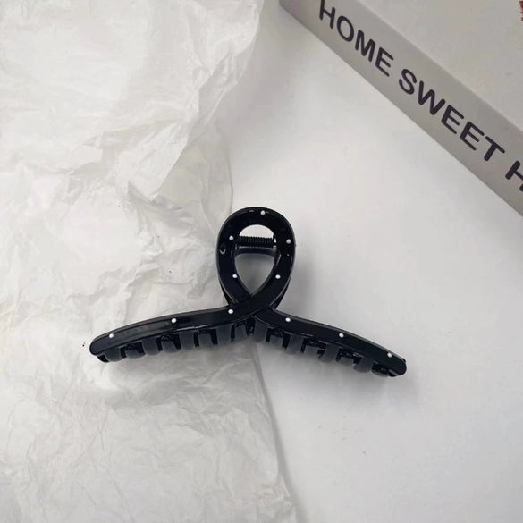 Wholesale Acrylic Geometric Polka Dot Bow Handmade Women's Hair Shark Clip