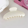 Wholesale Acrylic Geometric Semicircle Baking Varnish Women's Hair Grip Hairpin
