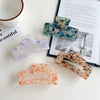 Wholesale Acrylic Hair Accessories For Girls Geometric Hair Clips And Grips For Autumn And Winter
