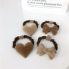 Wholesale Acrylic Handmade Cute Bow Hair Loop For Women High Elasticity Elegant Style