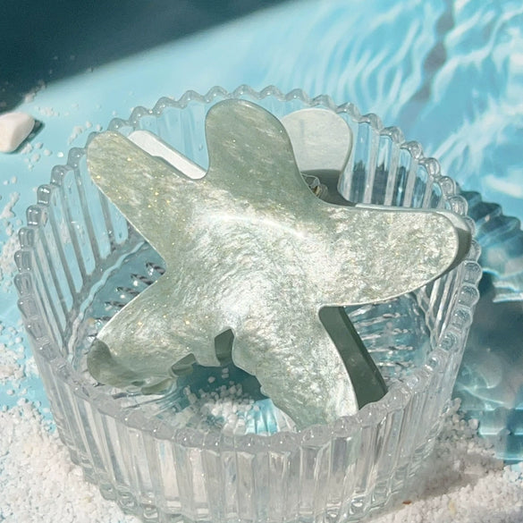Wholesale Acrylic Handmade Fivepointed Star Hair Grab Clip For Women Minimalist Style Summer Accessories