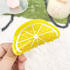 Wholesale Acrylic Handmade Fruit Lemon Style Hair Grab Clip For Women