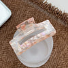 Wholesale Acrylic Handmade Geometric Hollow Hair Grab Clip Jewelry For Women