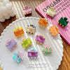 Wholesale Acrylic Handmade Geometric Mini Grab Clip Hairpin For Women Hair Accessories