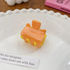 Wholesale Acrylic Handmade Geometric Mini Grab Clip Hairpin For Women Hair Accessories