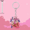 Wholesale Acrylic Heart Keychain With Nurse Theme Creative Cartoon Simulation Printing Process Bag Charm Gift