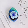 Wholesale Acrylic Jewelry Accessories With Three Dimensional Printing Pattern For Diy