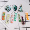 Wholesale Acrylic Jewelry Accessories With Three Dimensional Printing Pattern For Diy