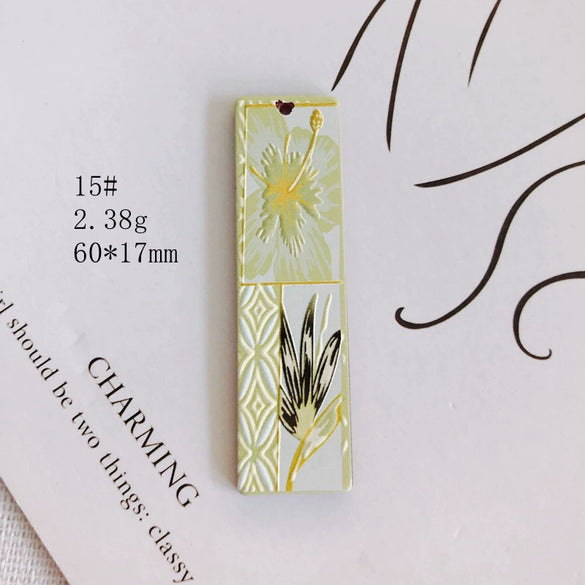 Wholesale Acrylic Jewelry Accessories With Three Dimensional Printing Pattern For Diy
