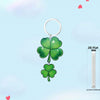 Wholesale Acrylic Keychain With Four Leaf Clover Pattern And Color Printing Creative Gift Pendant