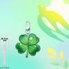 Wholesale Acrylic Keychain With Four Leaf Clover Pattern And Color Printing Creative Gift Pendant