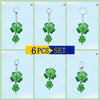 Wholesale Acrylic Keychain With Four Leaf Clover Pattern And Color Printing Creative Gift Pendant