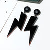 Wholesale Acrylic Lightning Three Dimensional Punk Creative Fun Women's Pendant Earrings