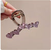 Wholesale Acrylic Love Hairpin Handmade Women's Highgrade Grip Clip